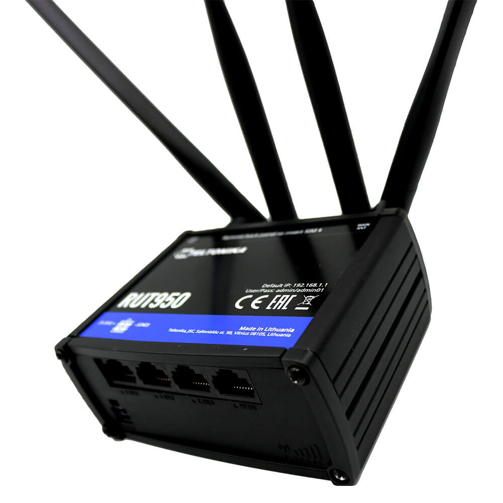Teltonika Rut950 Lte 4g Dual Sim Cellular M2m Iot Router Soracom