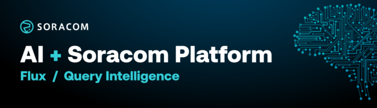 Banner reading: AI + Soracom Platform