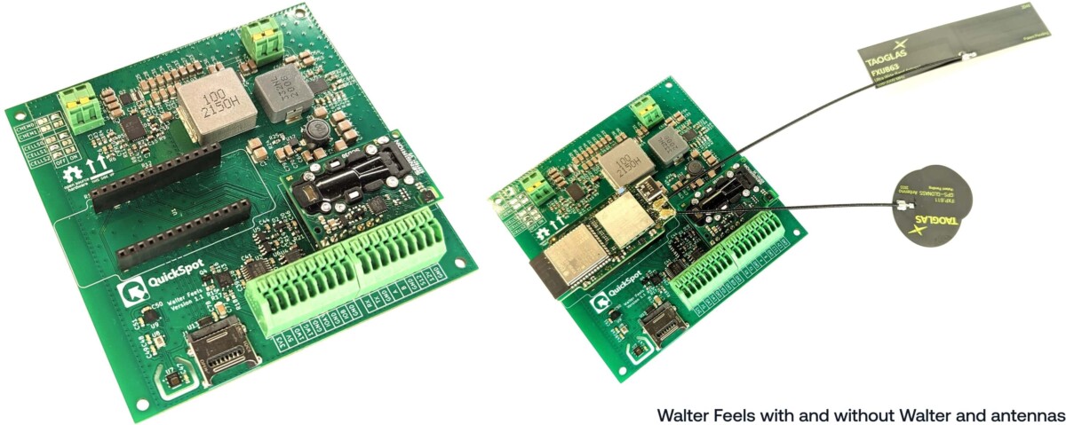 Walter Feels with and without Walter and antennas