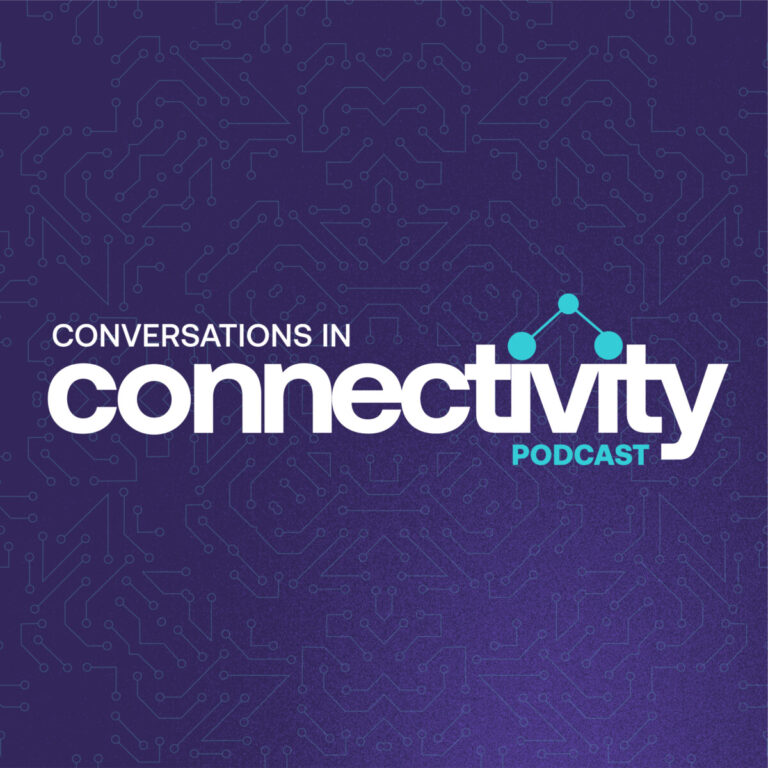 Podcast logo, Conversations in Connectivity