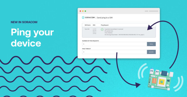 Ping With Soracom User Console