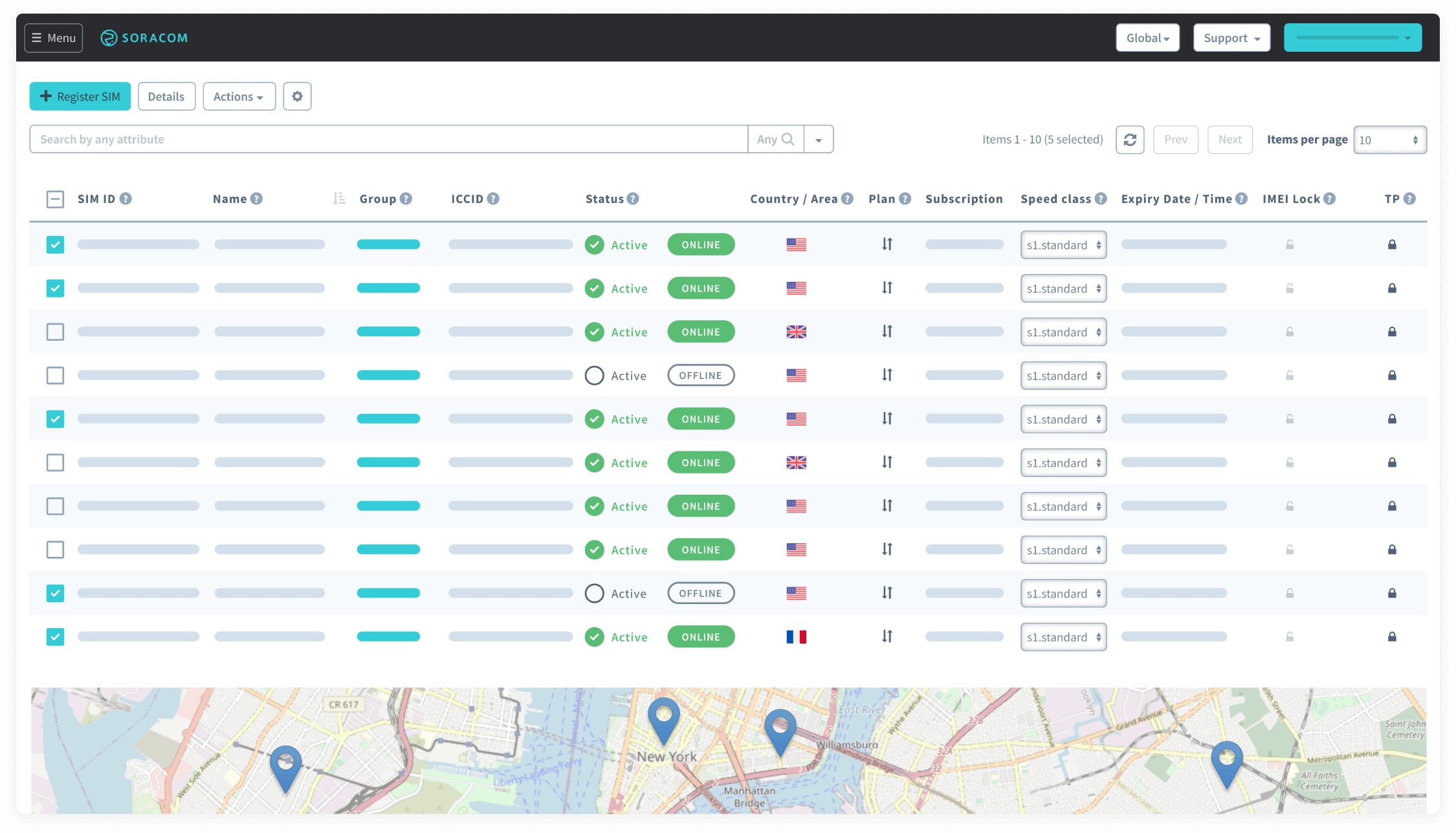 The Soracom Dashboard