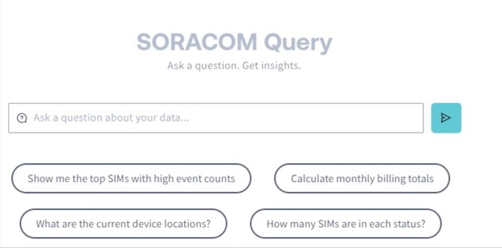 Soracom Discovery 2025 Query announcement