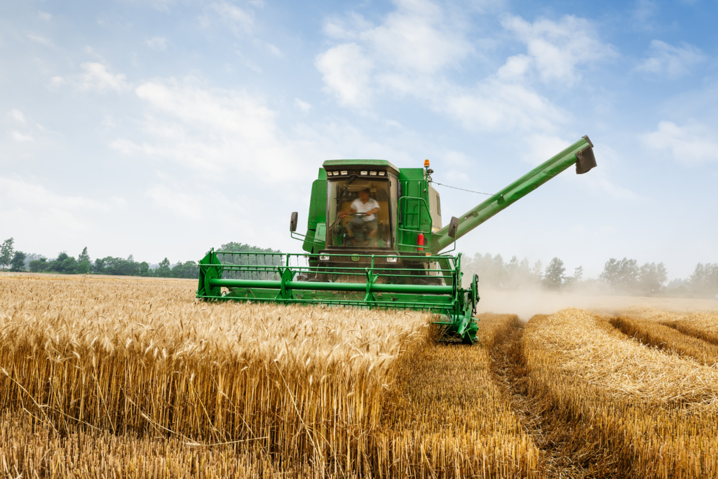 Combine Harvester, Farming Equipment