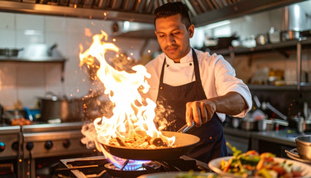 Smart Kitchen, chef, flambe, hospitality