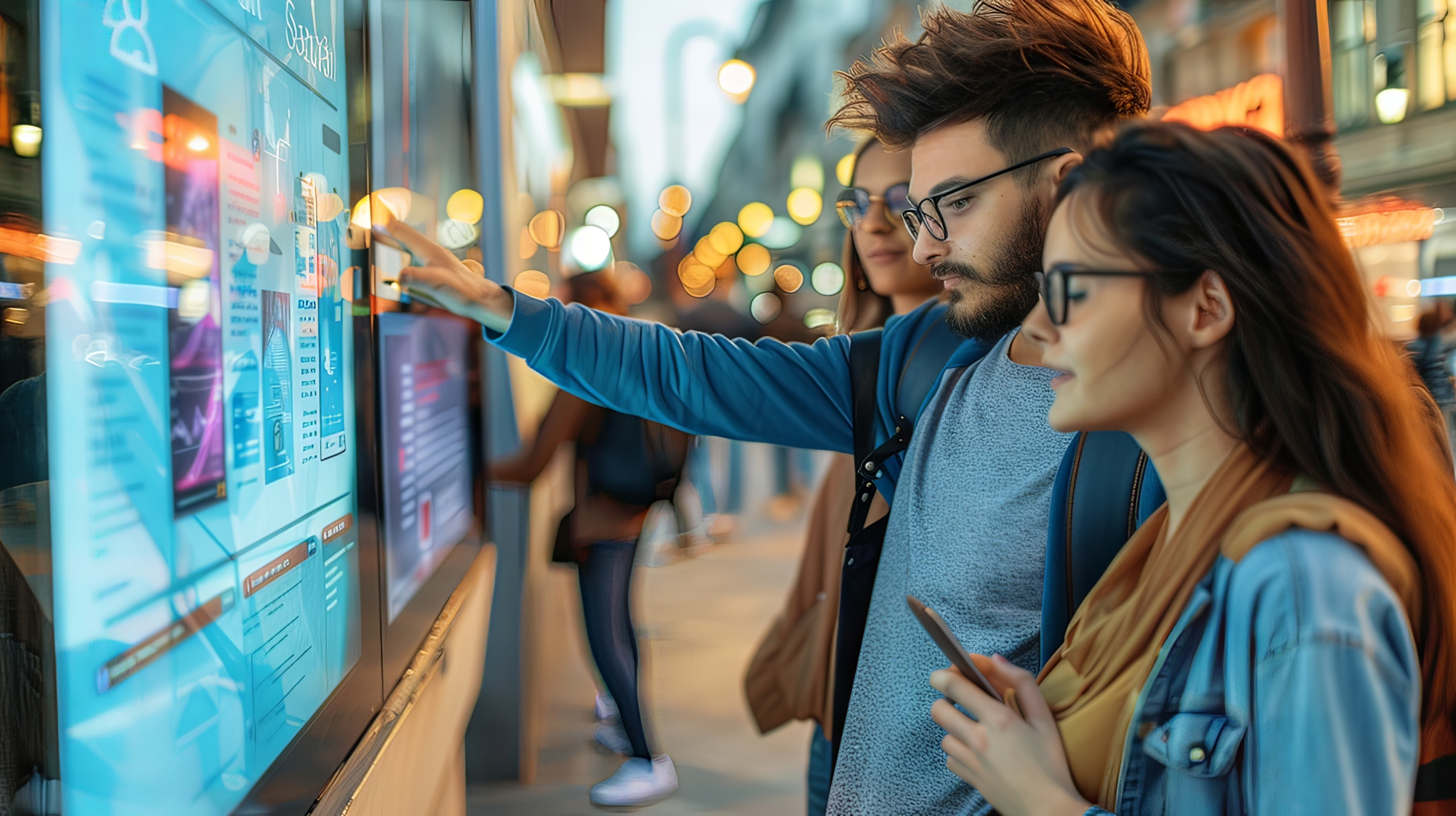 Digital Signage, Interactive display