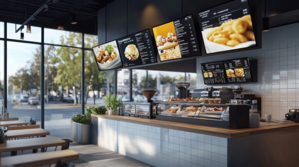 Restaurant digital signage