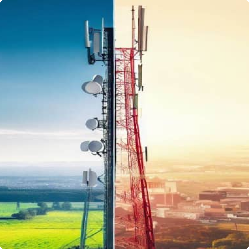 Couverture dans les régions rurales et urbaines